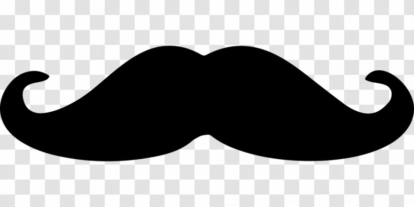 Moustache Movember Shaving Man Barber - Black Transparent PNG