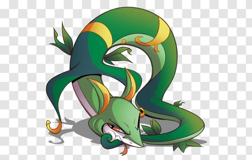 Grass Snake Snivy Pokémon Pokemon Black & White Transparent PNG