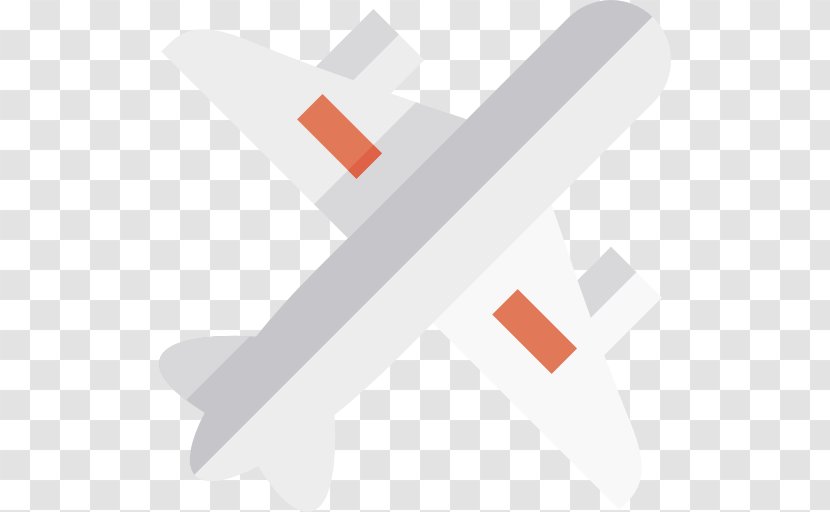 Icon - Red - Aircraft Transparent PNG