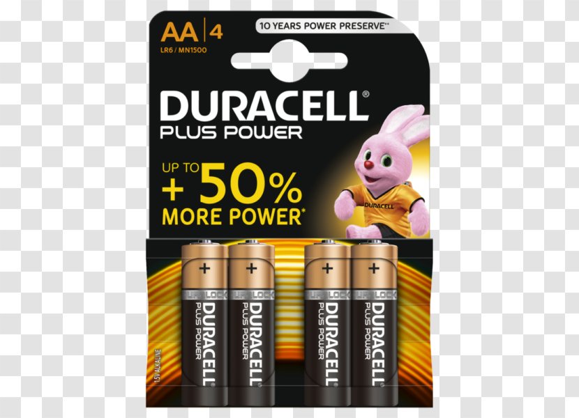Duracell Alkaline Battery AAA Electric - Energizer Transparent PNG