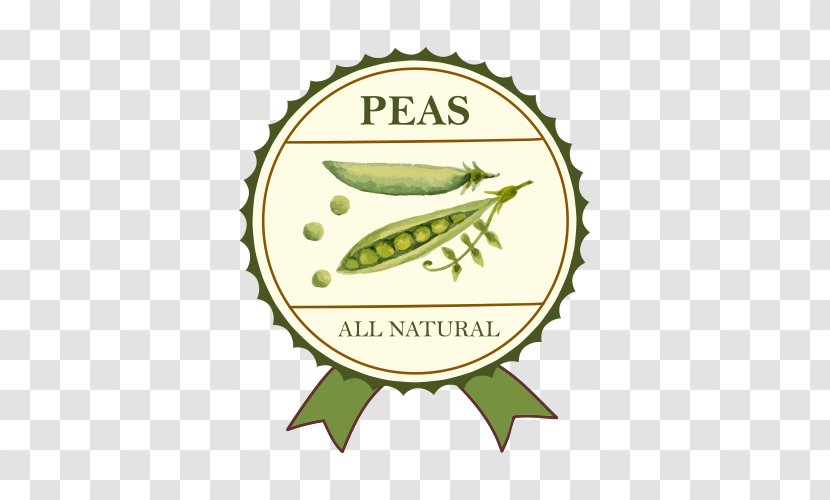 Organic Food Bangers And Mash Vegetable Label - Pea Transparent PNG