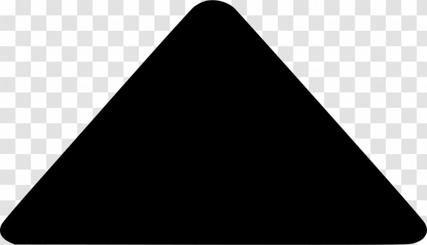 Triangle Clip Art - Black Transparent PNG