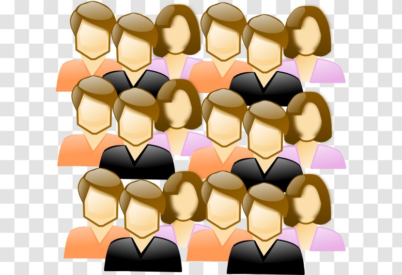 Download Clip Art - Crowd - Cheering Transparent PNG