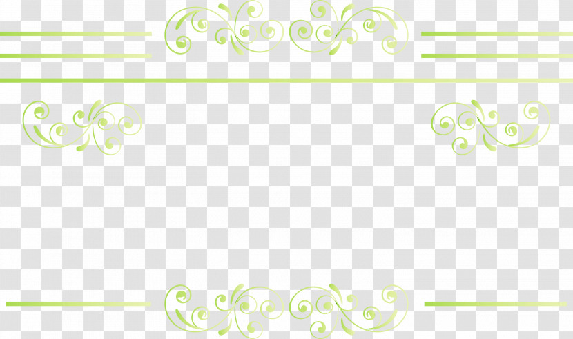 Angle Line Green Meter Font Transparent PNG