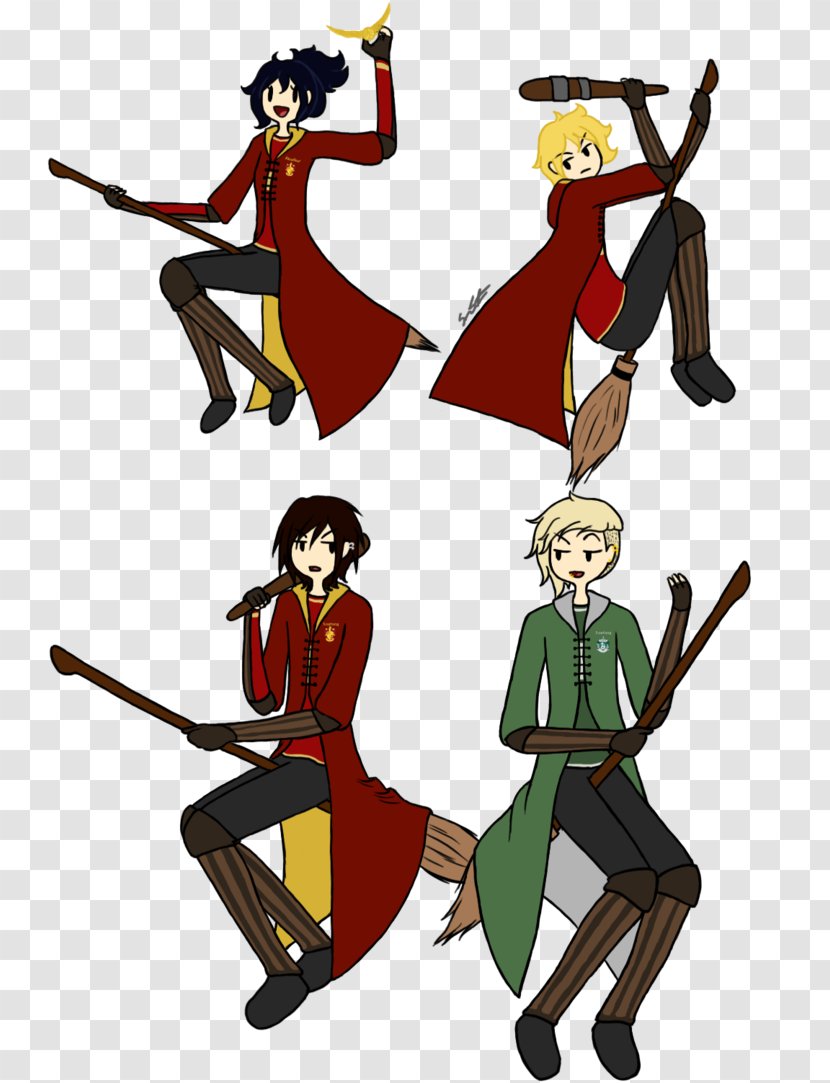 Quidditch Cartoon Harry Potter Clip Art - Costume Design - Broom Transparent PNG