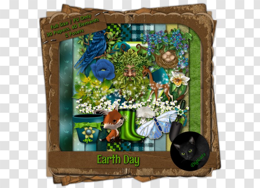 Digital Scrapbooking Paper Drawing - Plant - Earth Day Transparent PNG