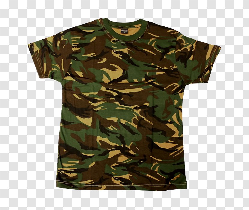 Military Camouflage T-shirt Sleeve Clothing - Tshirt Transparent PNG