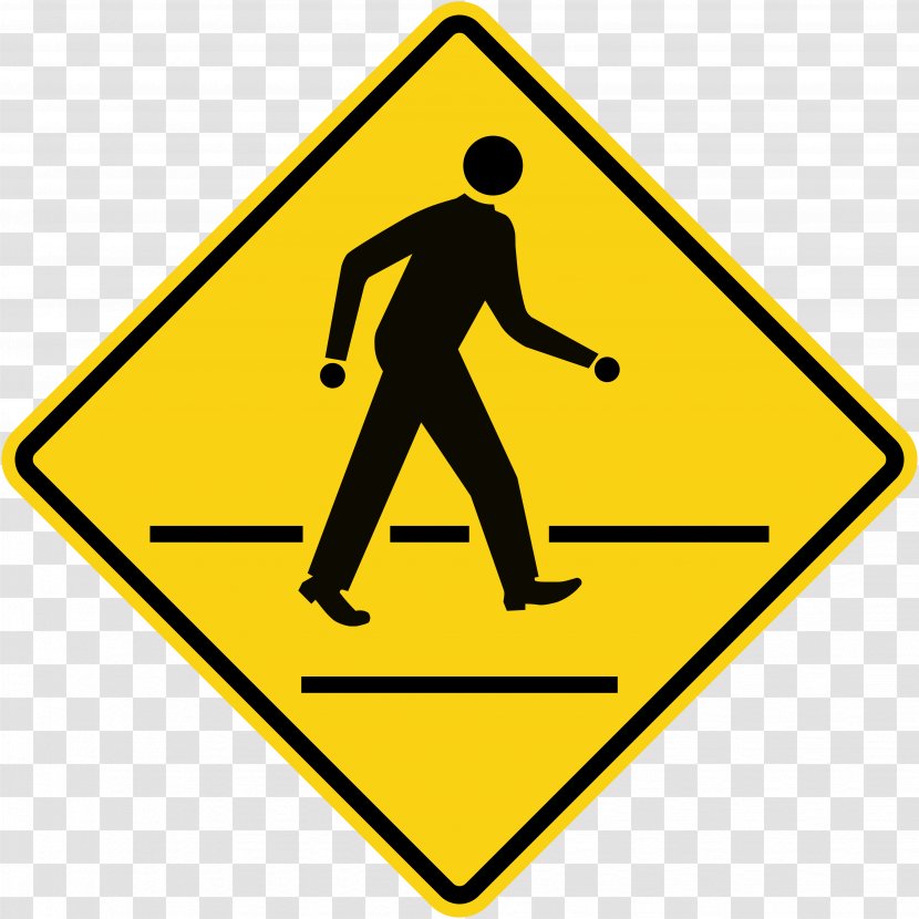 Pedestrian Crossing Traffic Sign Clip Art - Symbol - Thailand Transparent PNG