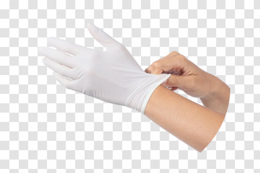 Medical Glove Paper Latex Disposable - Clothing Accessories - Nitrile Transparent PNG