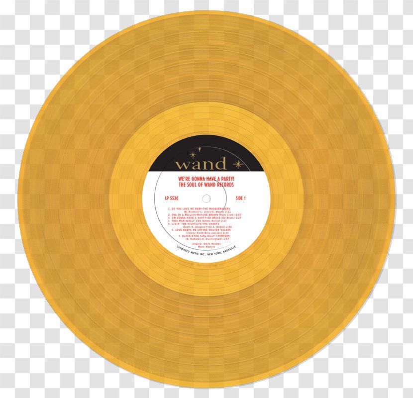 Compact Disc Product Design Sound - Yellow - Gramophone Record Transparent PNG