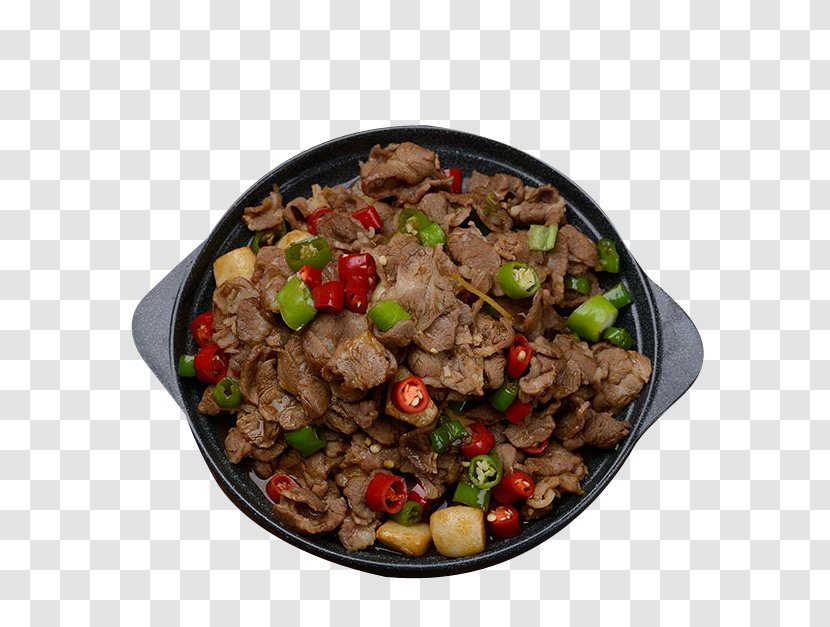 Asian Cuisine Barbecue Capsicum Annuum Barbacoa Chili Con Carne - Dish - Plate Of Material Transparent PNG