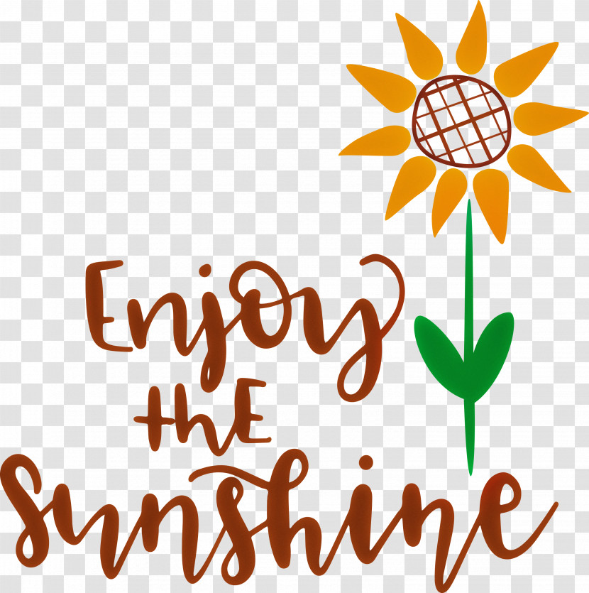 Sunshine Enjoy The Sunshine Transparent PNG