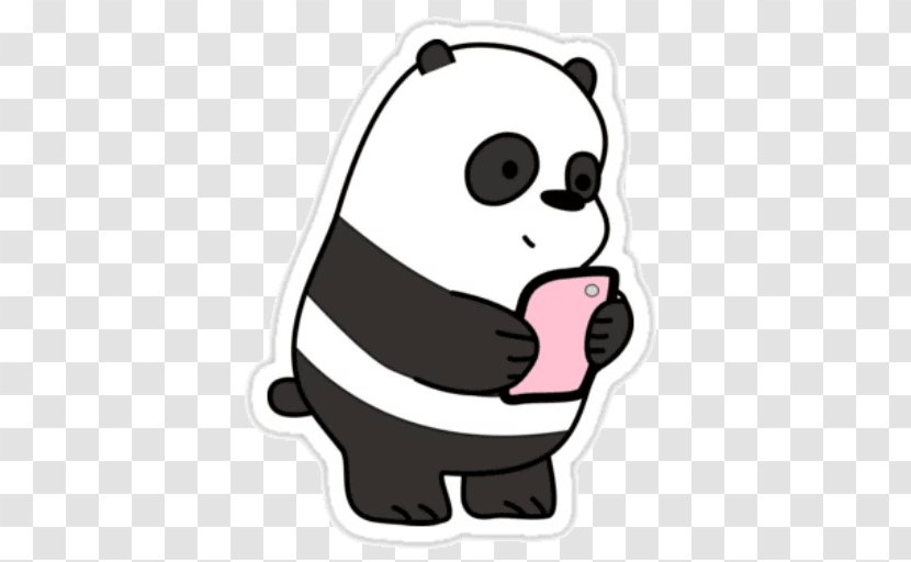 Bear Giant Panda Cartoon Network Sticker Transparent PNG