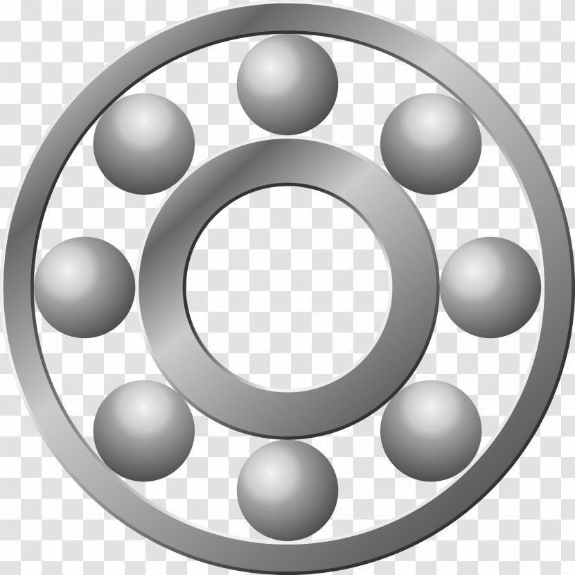 Clip Art Ball Bearing Vector Graphics Illustration - Metal Transparent PNG
