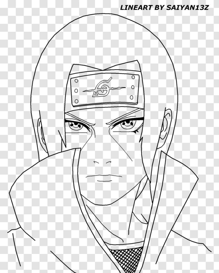 Itachi Uchiha Clan Madara Line Art Sasuke - Watercolor - Drawing Transparent PNG