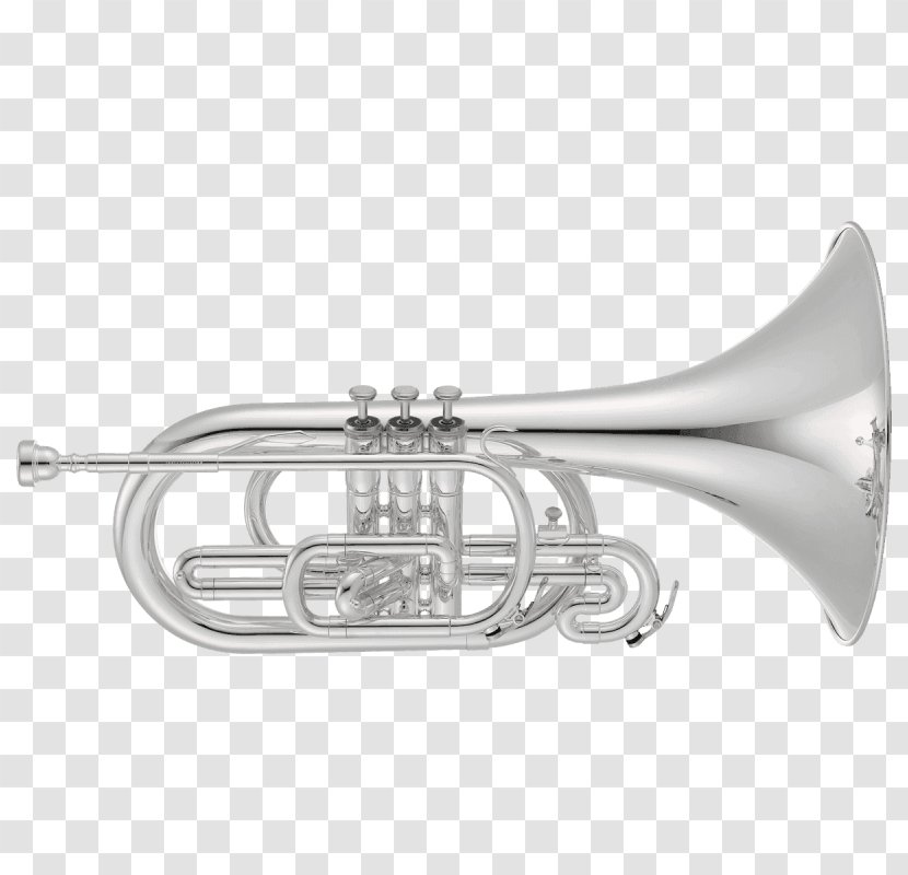 Cornet Mellophone Trumpet Flugelhorn Saxhorn - Cartoon Transparent PNG