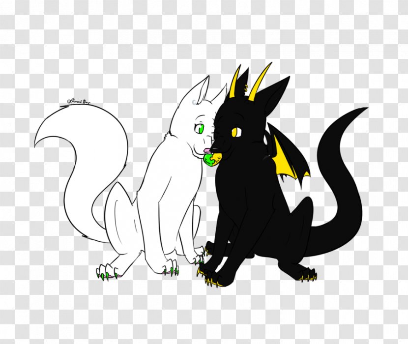 Cat Dragon Tail Clip Art - Legendary Creature Transparent PNG