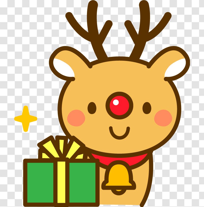Santa Claus Reindeer Christmas Day Market Illustration - Happy Transparent PNG