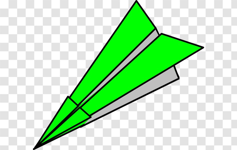 Airplane Paper Plane Clip Art - Green - Save Cliparts Transparent PNG