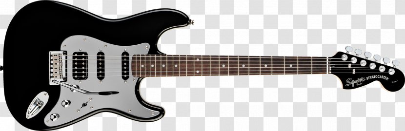 Fender Stratocaster Bullet Squier Deluxe Hot Rails Guitar - Electric Transparent PNG