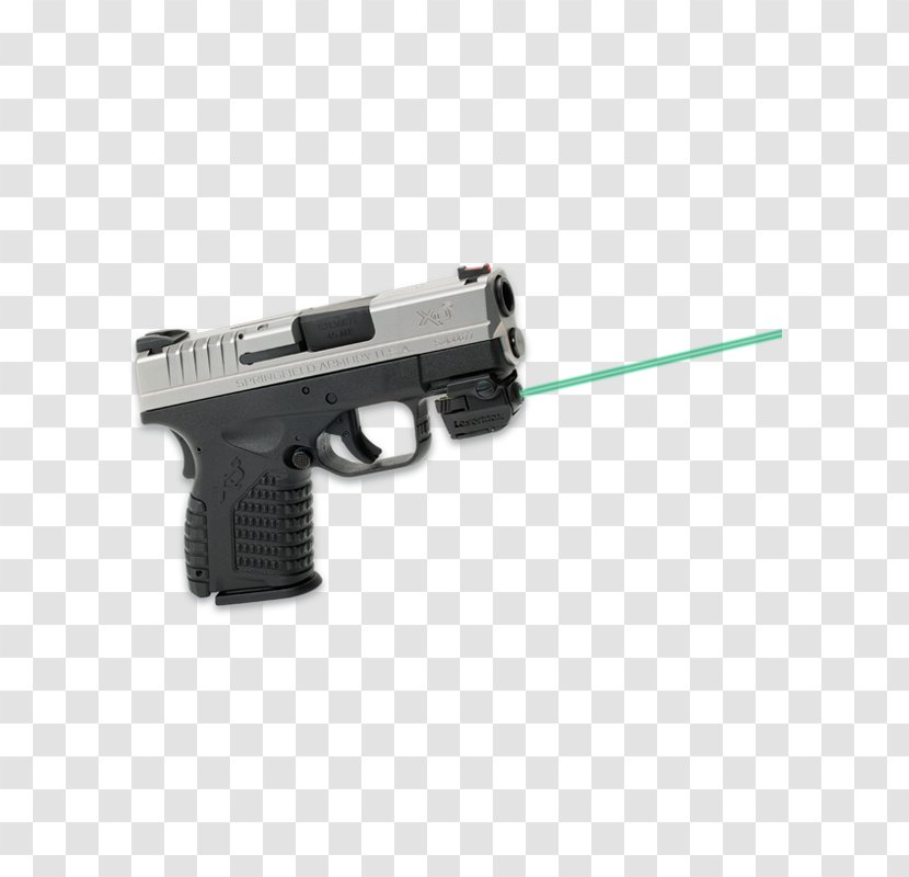 Laser Trigger Sight Pistol Optics - Gun Barrel - Viridian Green Sights Transparent PNG