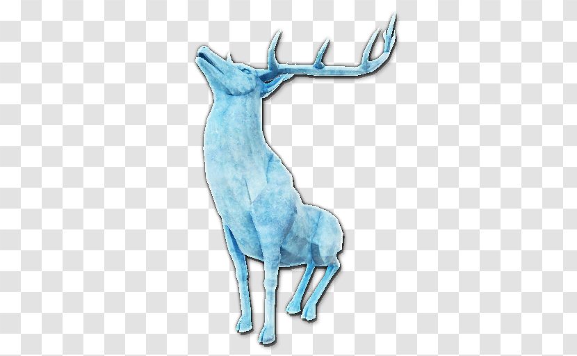 Reindeer Cartoon - Turquoise - Tail Elk Transparent PNG