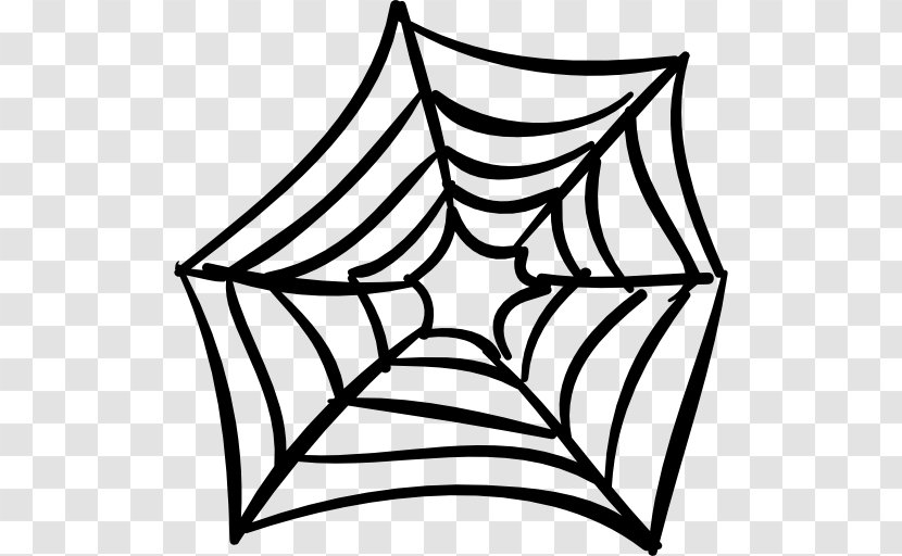 Spider Web - Line Art - Symmetry Transparent PNG