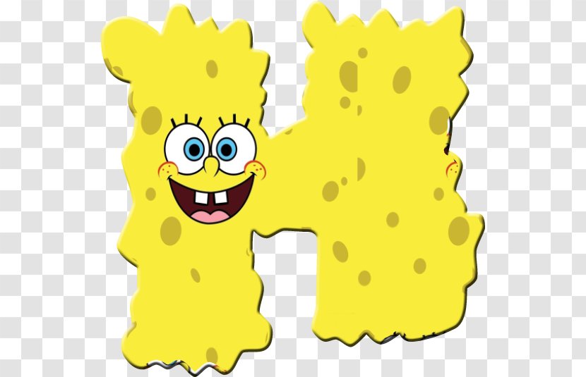Patrick Star Alphabet Sponge Nickelodeon - Spongebob Squarepants - Bobs Transparent PNG