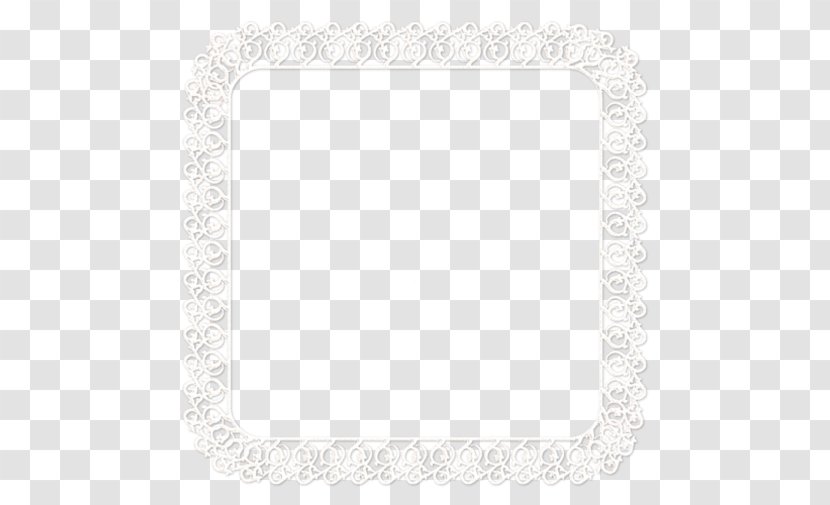 Picture Frames Rectangle Pattern - White - Dentelle Transparent PNG