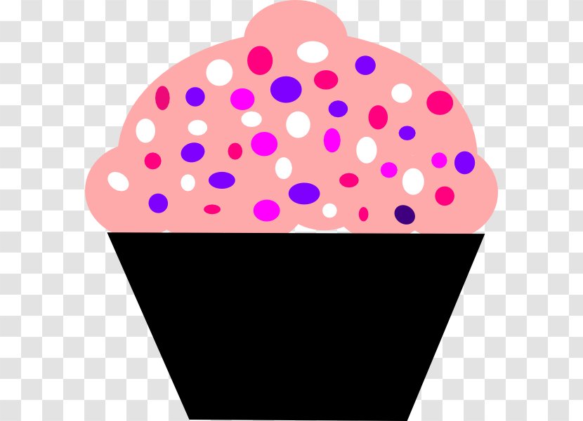 Cupcake Frosting & Icing Muffin Birthday Cake Wedding - Pink - Cupcakes Cartoon Pictures Transparent PNG