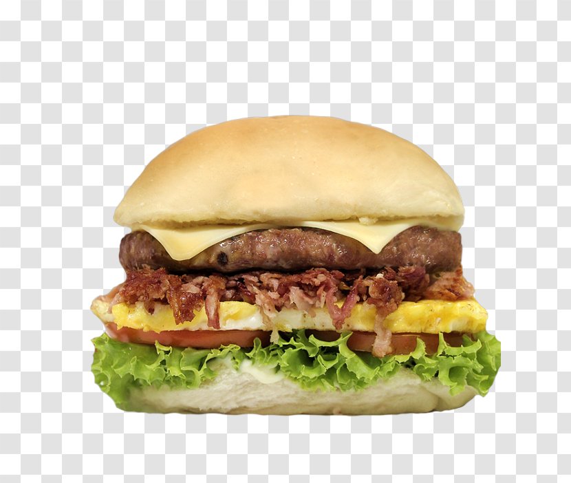 Cheeseburger Bacon, Egg And Cheese Sandwich Hamburger Bacon Deluxe Transparent PNG