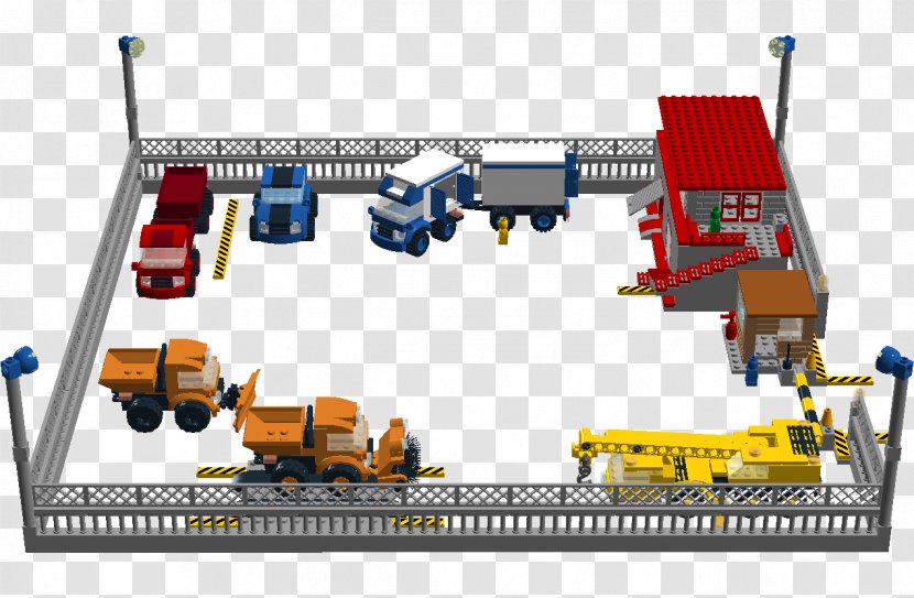 LEGO Product Company Truck Warehouse - Office - Lego Crane Machine Transparent PNG