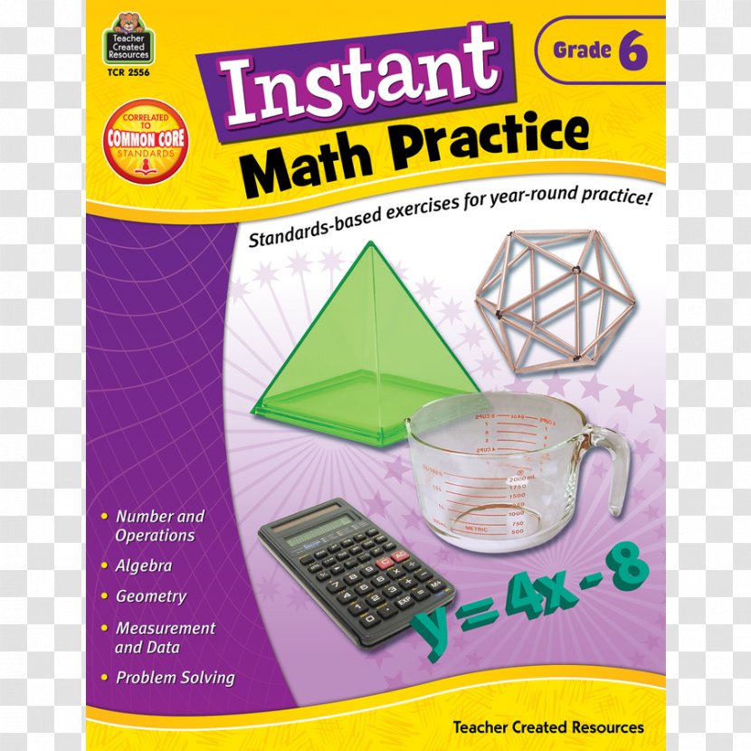 Sixth Grade Instant Math Practice 6 Mathematics Teacher Student - School Transparent PNG