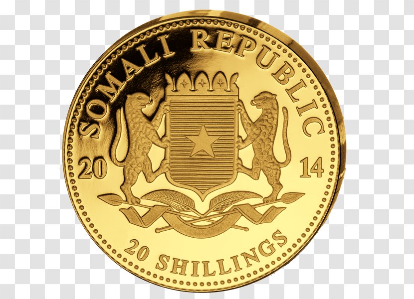 Gold Coin Somalia Shilling Transparent PNG
