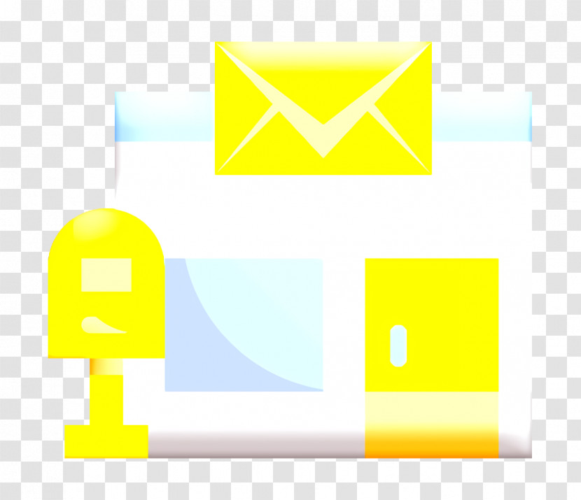 Building Icon Post Office Icon Mailbox Icon Transparent PNG