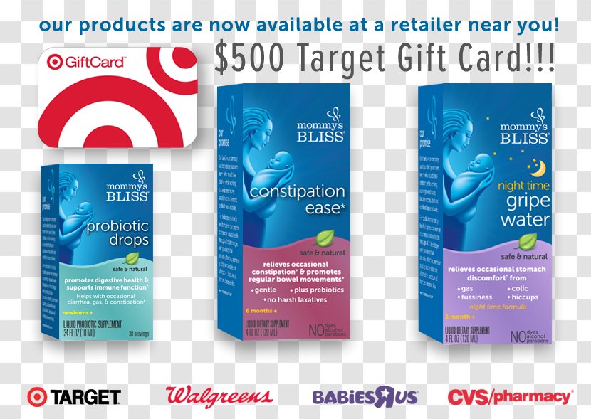 Constipation Fluid Ounce Probiotic Mommy's Bliss - Milliliter - Target Board Transparent PNG