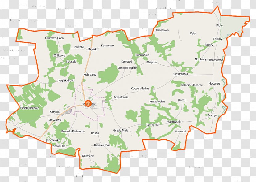 Jedwabne Kamianki, Łomża County Brzostowo, Podlaskie Voivodeship Burzyn, Mocarze - Openstreetmap - Map Transparent PNG