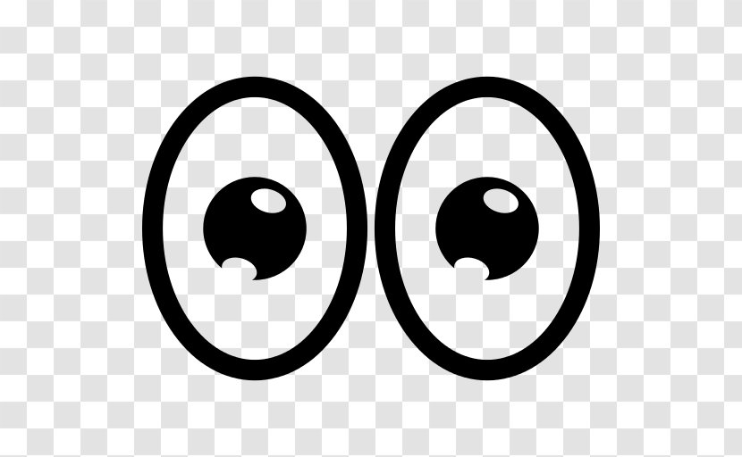 Clip Art Cartoon - Blackandwhite - Googly Eyes Pictures Transparent PNG