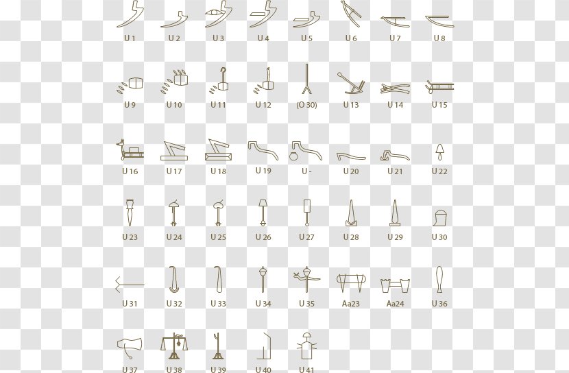 Ancient Egypt Egyptian Hieroglyphs Gardiner's Sign List Character - Hieroglyphics Transparent PNG
