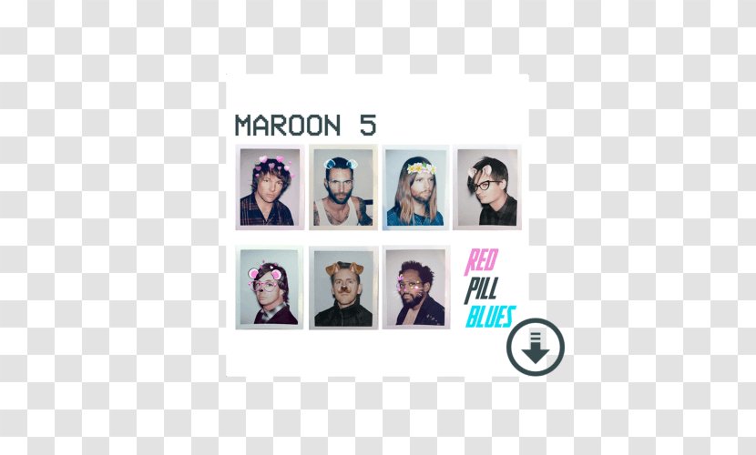 Maroon 5 Red Pill Blues Album Songs About Jane - Silhouette - Digital Products Transparent PNG