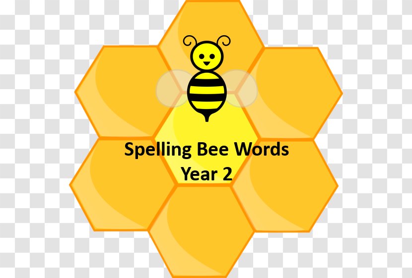Scripps National Spelling Bee Honeycomb - Orange Transparent PNG