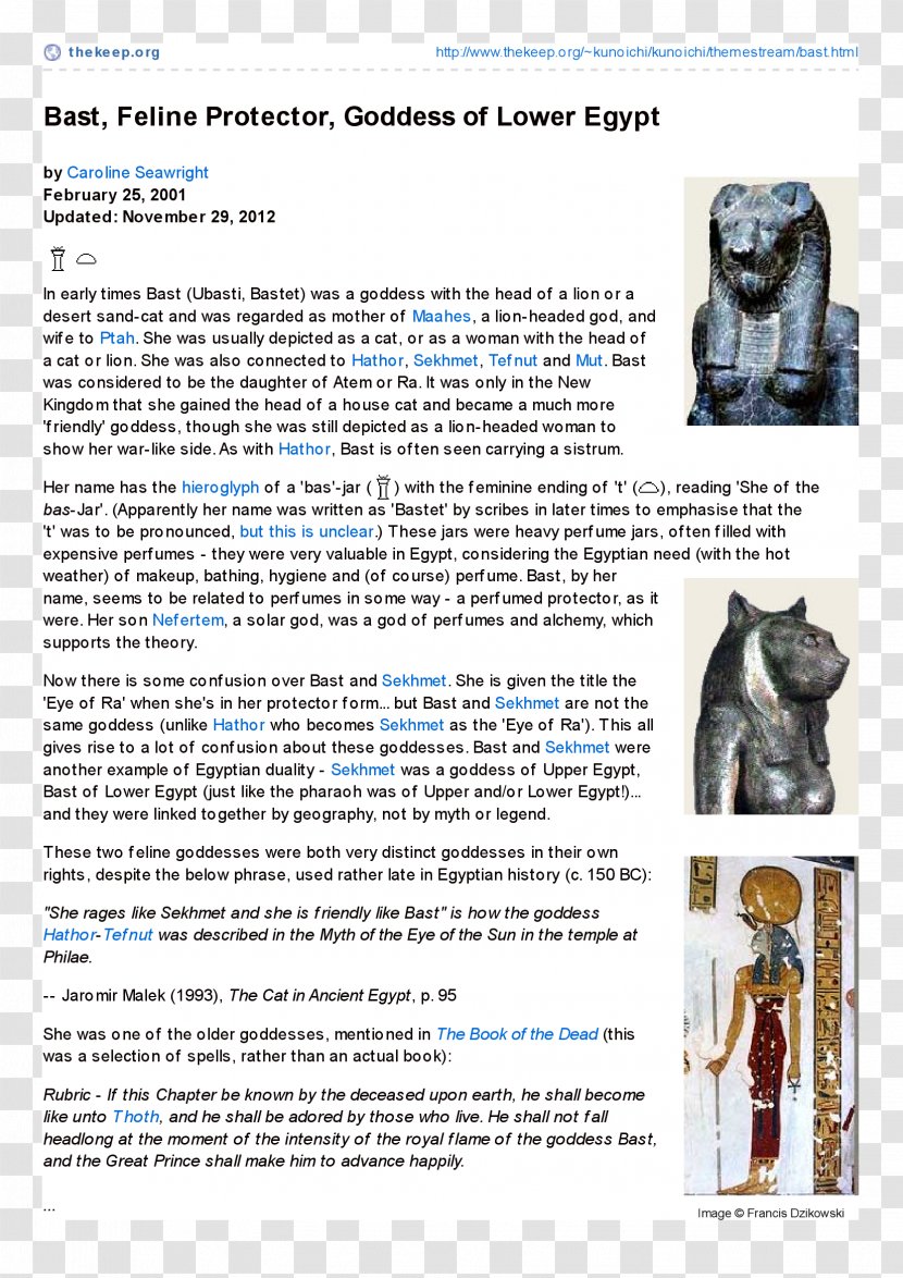 Egyptians Cat Biography Font - Egypt Transparent PNG