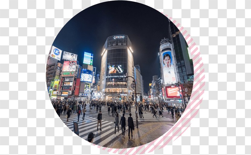 Shibuya Crossing Musical.ly Metropolis M Fisheye Lens Transparent PNG