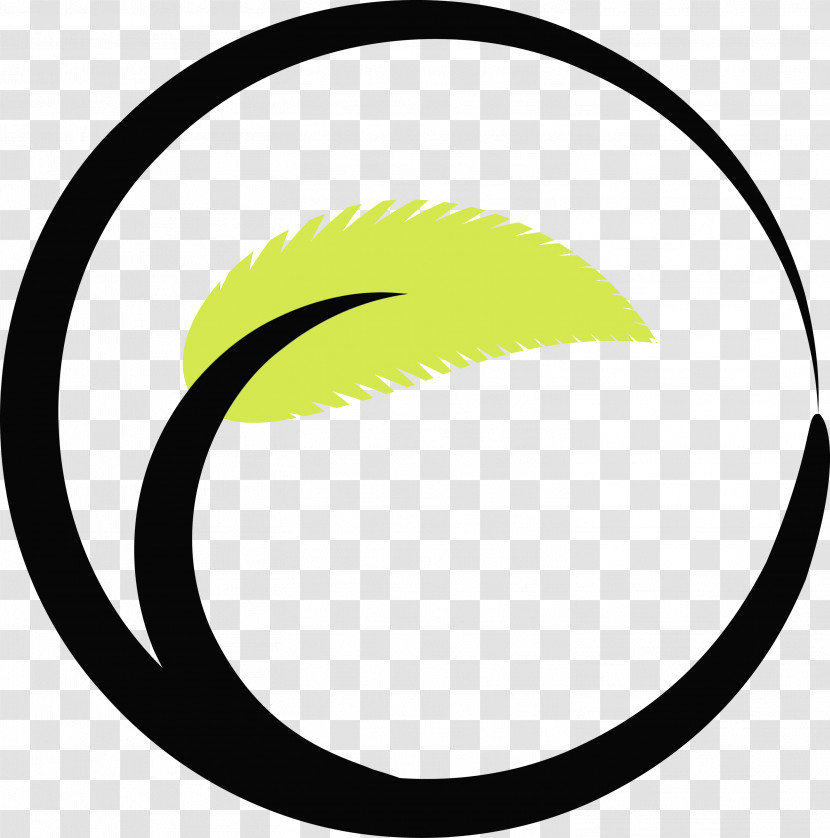 Circle Yellow Area Crescent Meter Transparent PNG