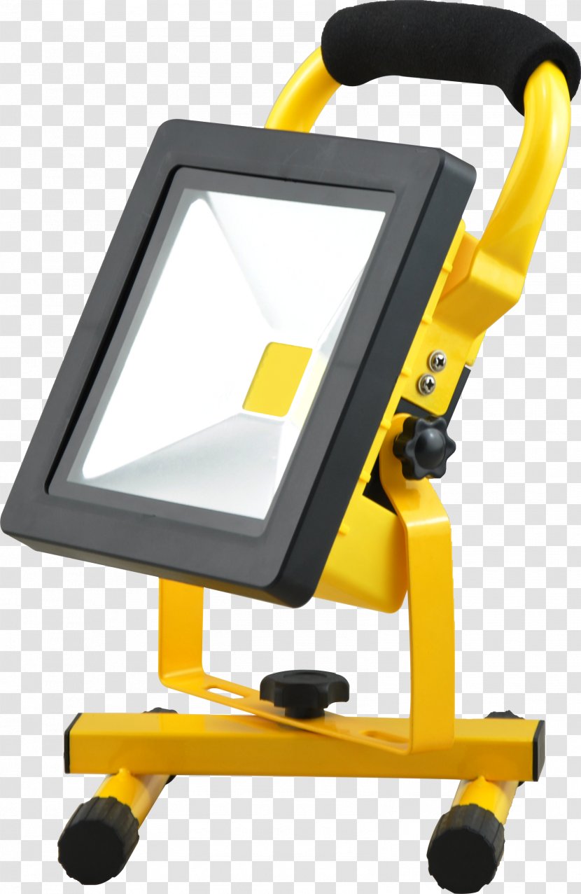 Floodlight Light-emitting Diode LED Lamp Rechargeable Battery - Worklight - Handheld Spotlights Transparent PNG