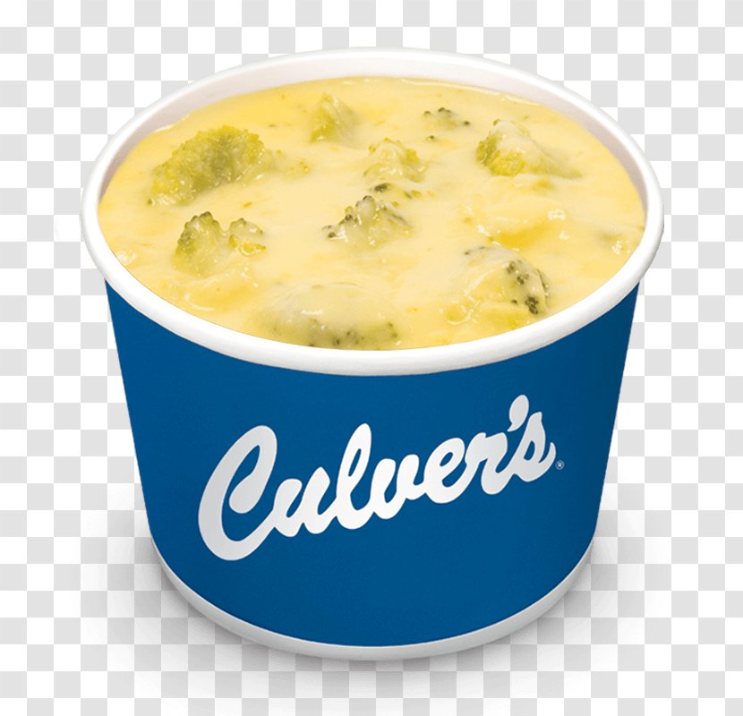 Frozen Custard Hamburger Fast Food Culver's Restaurant - Soup - Delicious In Kind Transparent PNG