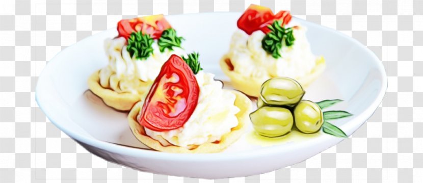 Hors D'oeuvre Deviled Egg Vegetarian Cuisine Breakfast Garnish Transparent PNG