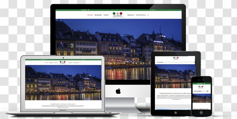 Digital Marketing Hotel Smartphone Landing Page - Theme Restaurant Transparent PNG