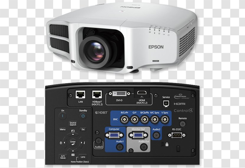 3LCD Multimedia Projectors WUXGA 1080p Epson PowerLite PRO G7000W LCD Projector Transparent PNG