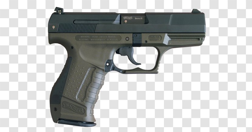 Walther P99 Carl GmbH Firearm Handgun 9×19mm Parabellum - Airsoft Gun Transparent PNG